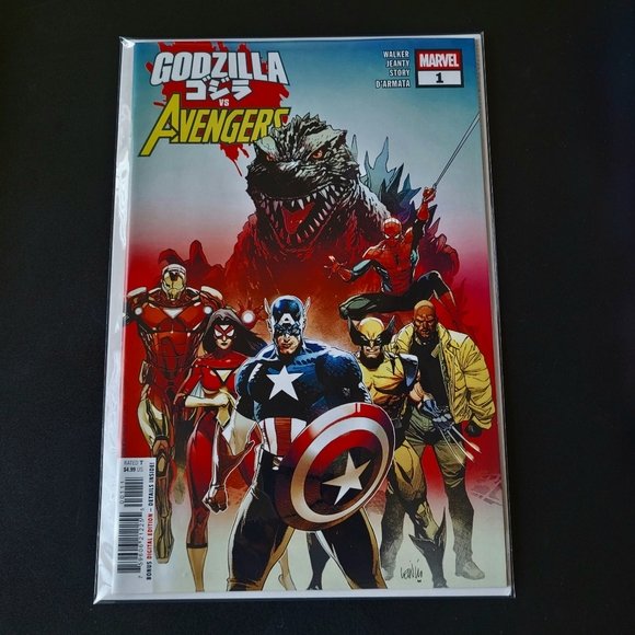 Godzilla VS Avengers #1 - Picture 1 of 7